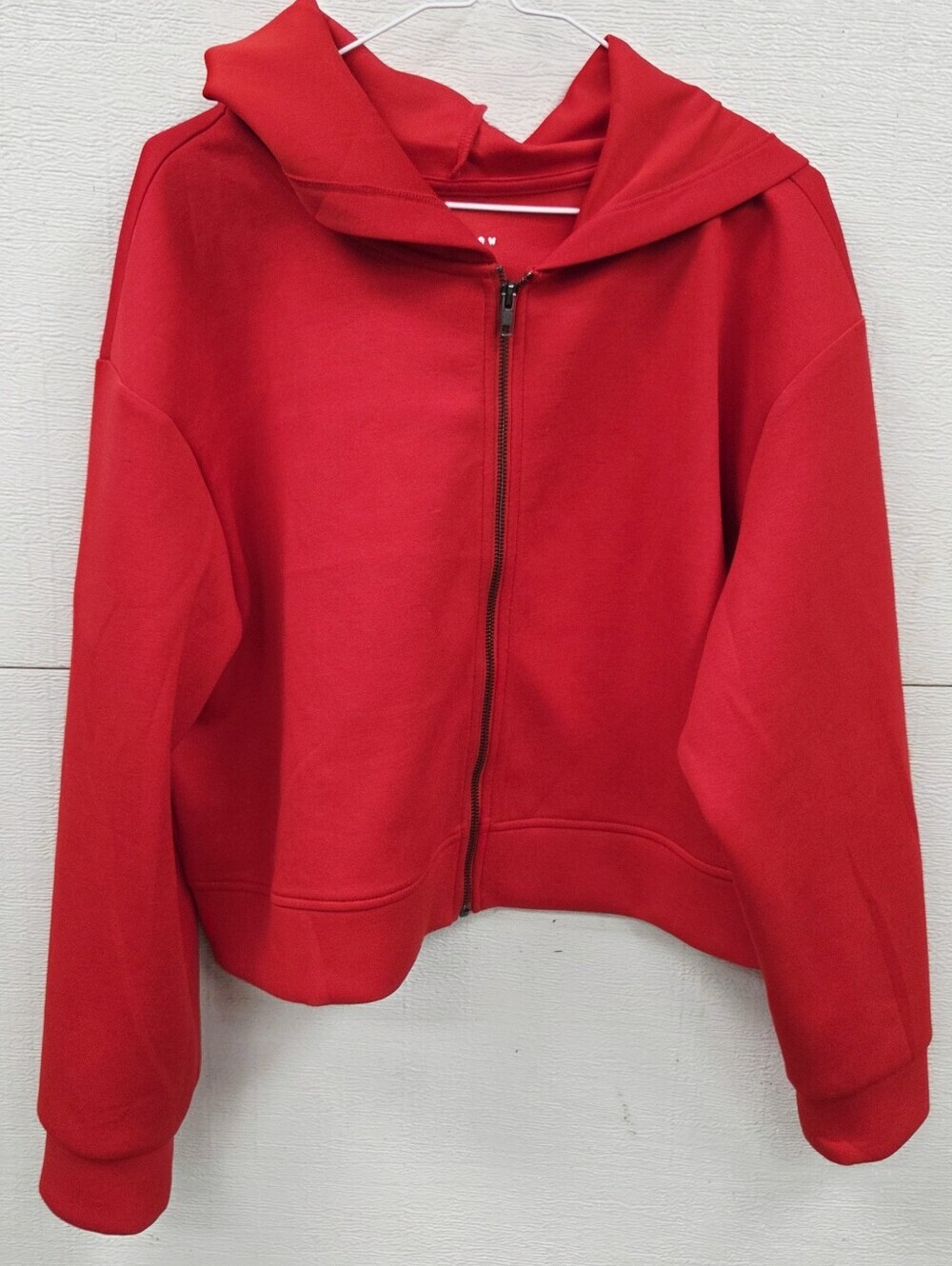 A new day red cropped hoodie XL - Picture 6 of 9